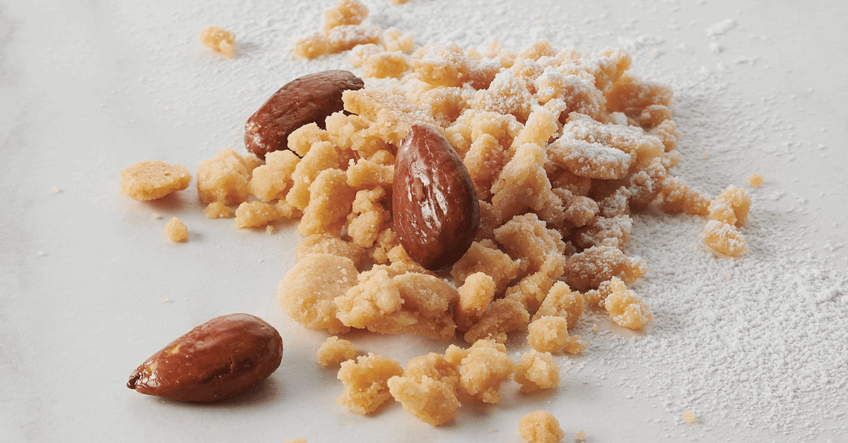 Streusel de Pasta de Almendras Vegetal