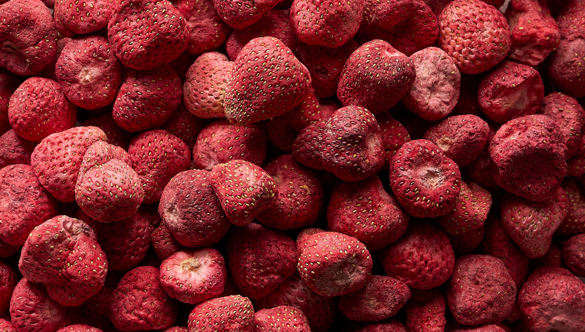 Fraise entière lyophilisée : douceur et couleur à fort impact