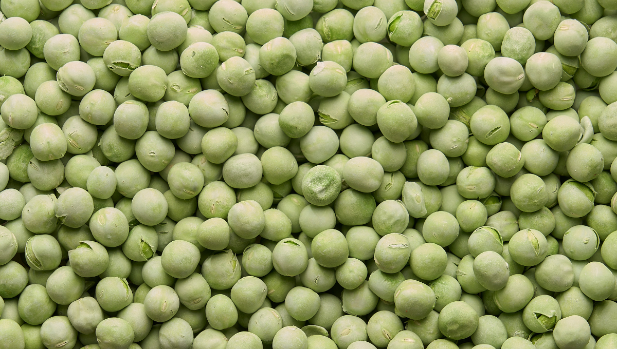 Guisante liofilizado: verde vivo y dulzor de temporada