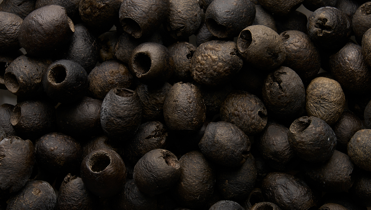 Freeze-dried whole black olive: Mediterranean in its purest form